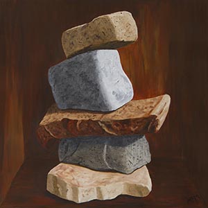 Rocks in a Box 2 by Garry McMichael